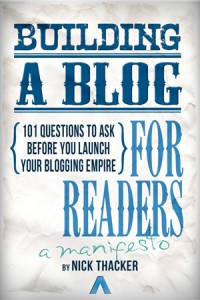 Building a Blog For Readers - Front Cover